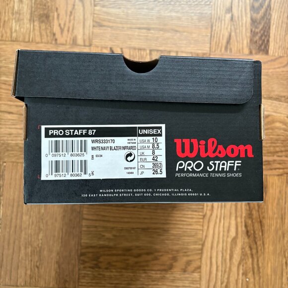 Wilson Pro Staff 87 Unisex Shoe - Picture 8 of 8